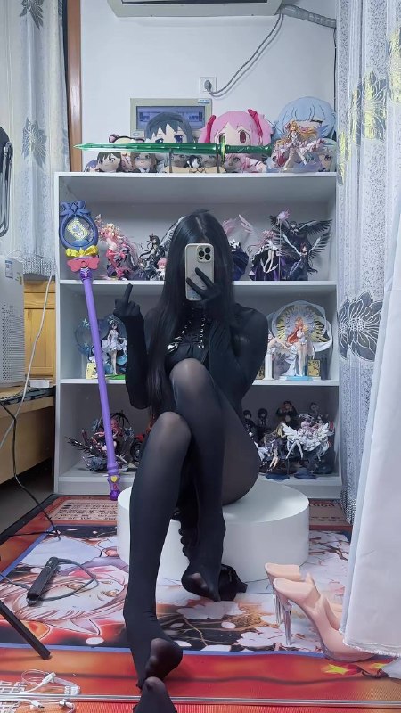 潮流飞机鞋 #黑丝潮流飞机鞋 #黑丝