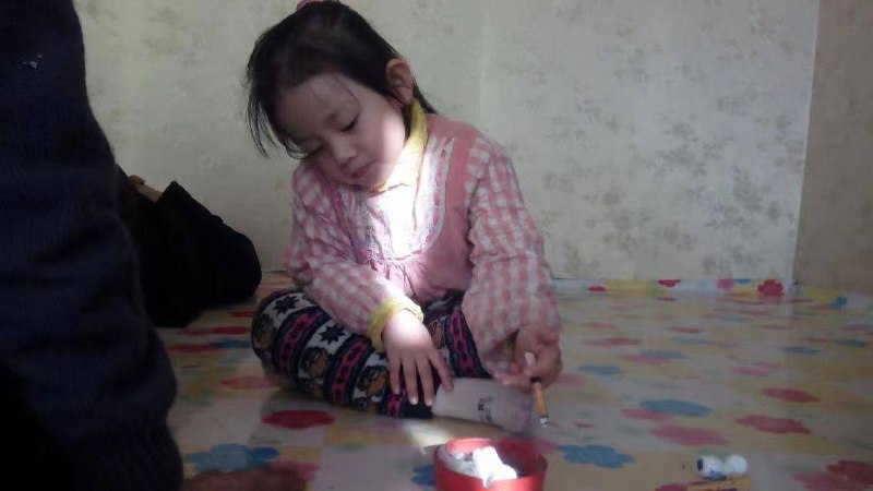 小时候就挺有范的