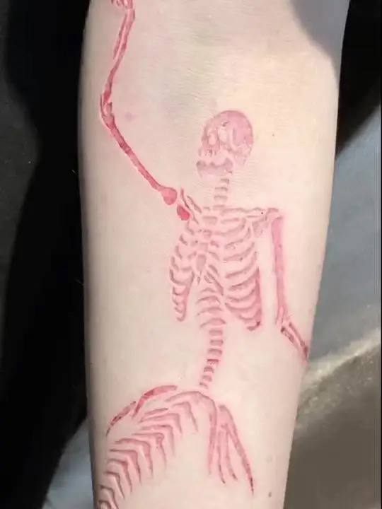 割皮纹身